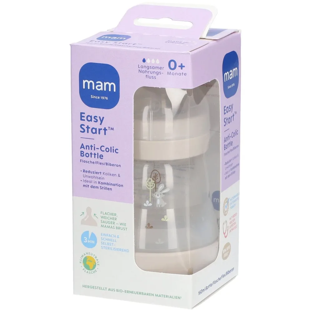 MAM Easy Start? Anti-Kolik Flasche Beige 160 ml - 0 Monate und älter