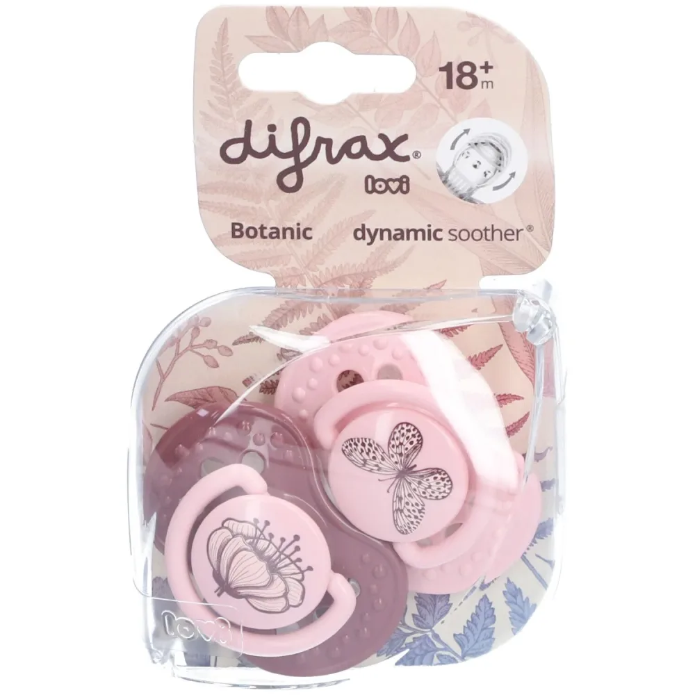 Difrax Sucette Dynamisch Botanisch 18m+
