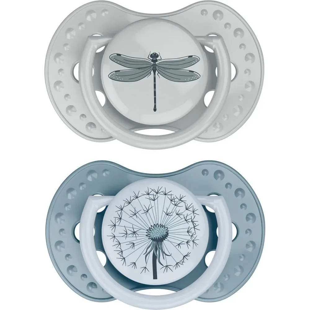 Difrax Sucette Dynamisch Botanisch Blau - Grün 3-6m