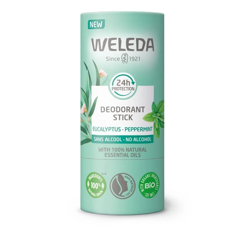 Weleda Festes Deodorant 24H Eukalyptus Pfefferminz