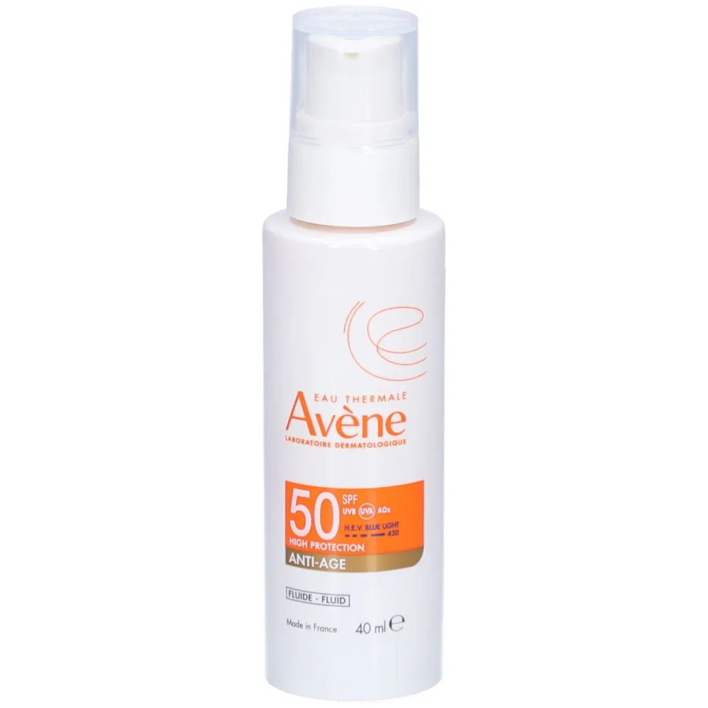 Avene - Ultra Fluid Anti-Aging SPF 50+, Sonnenschutz, 40 ml
