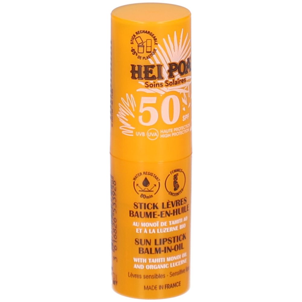 Hei Poa® Lippenstift Balsam-in-Öl Spf50