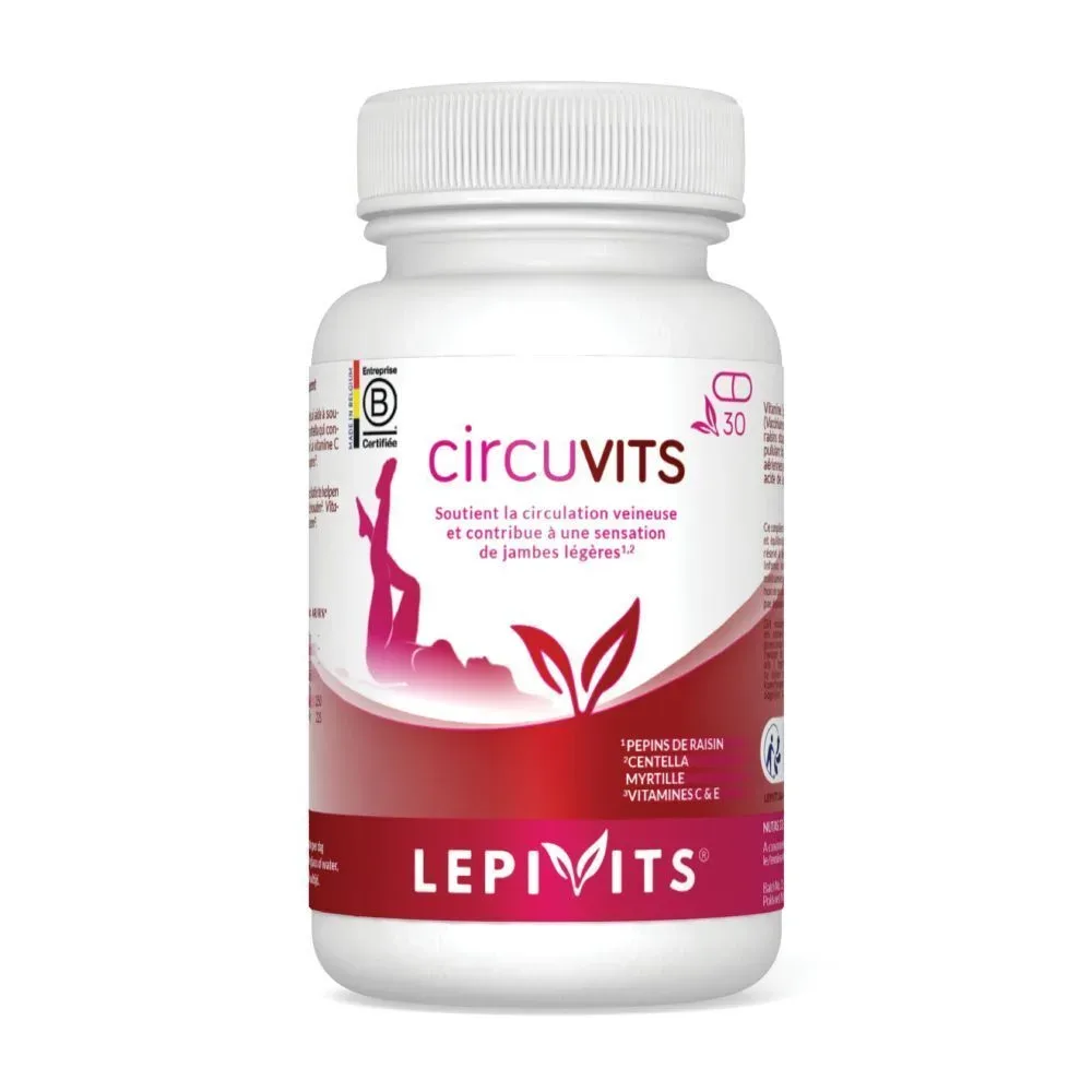 Lepivits Circuvits Leichte Beine pflanzliche Kapseln