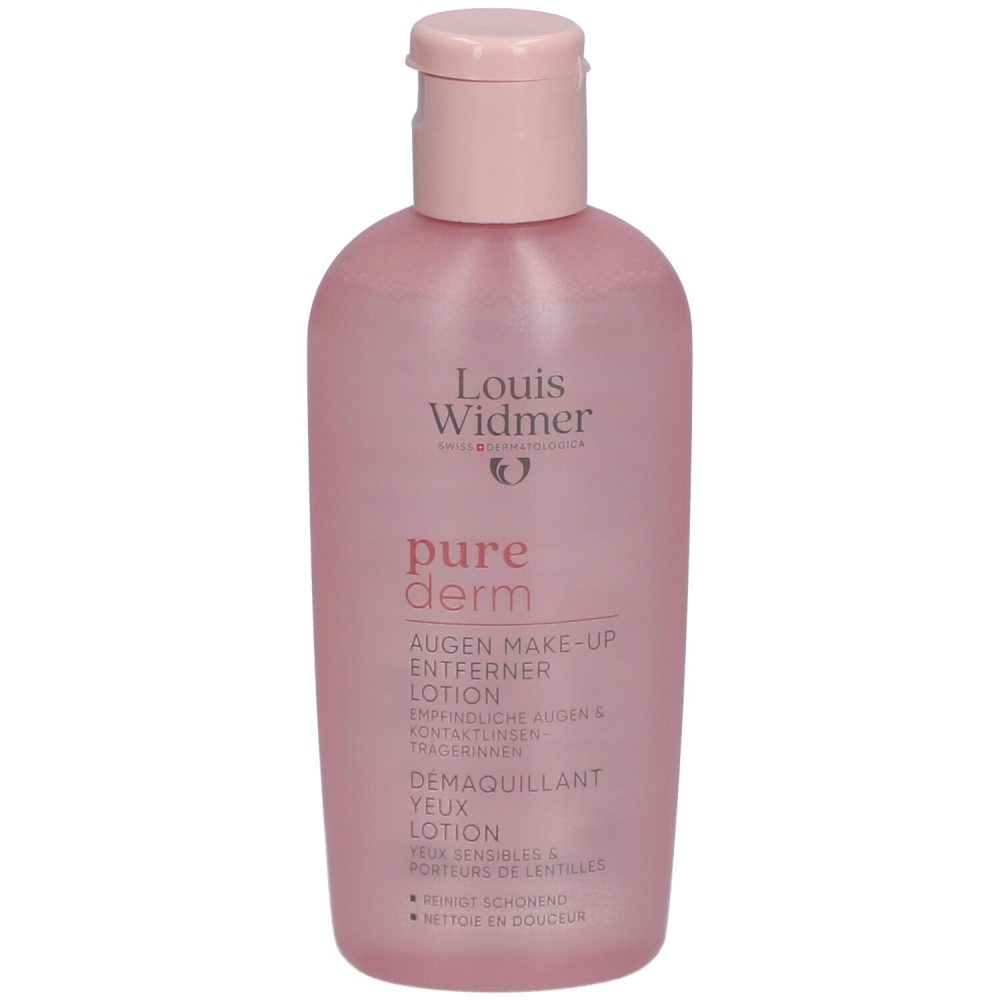 Louis Widmer Purederm Augen Make-up Entferner Lotion - Ohne Parfum