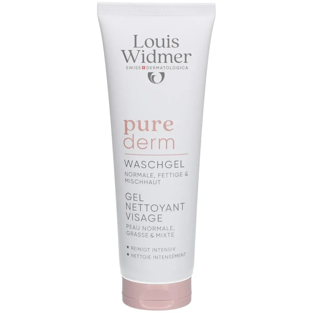Louis Widmer Purederm Gesichtsreinigungsgel - Ohne Parfum