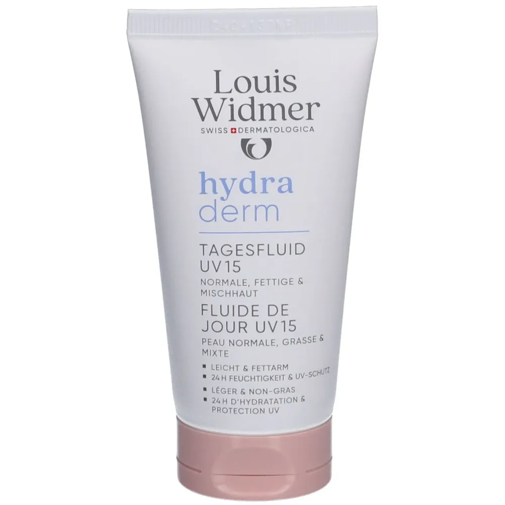 Louis Widmer Hydraderm Fluide de Jour Uv15 Sans Parfum