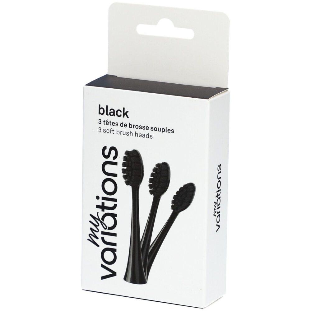 MyVariations 3er-Pack Bürstenköpfe - Onyx-Black
