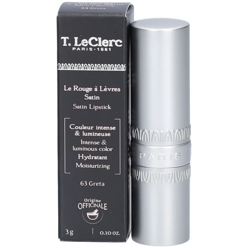 T.LeClerc Satin Lipstick Lippenstift 3 g Nr. 63 - Greta