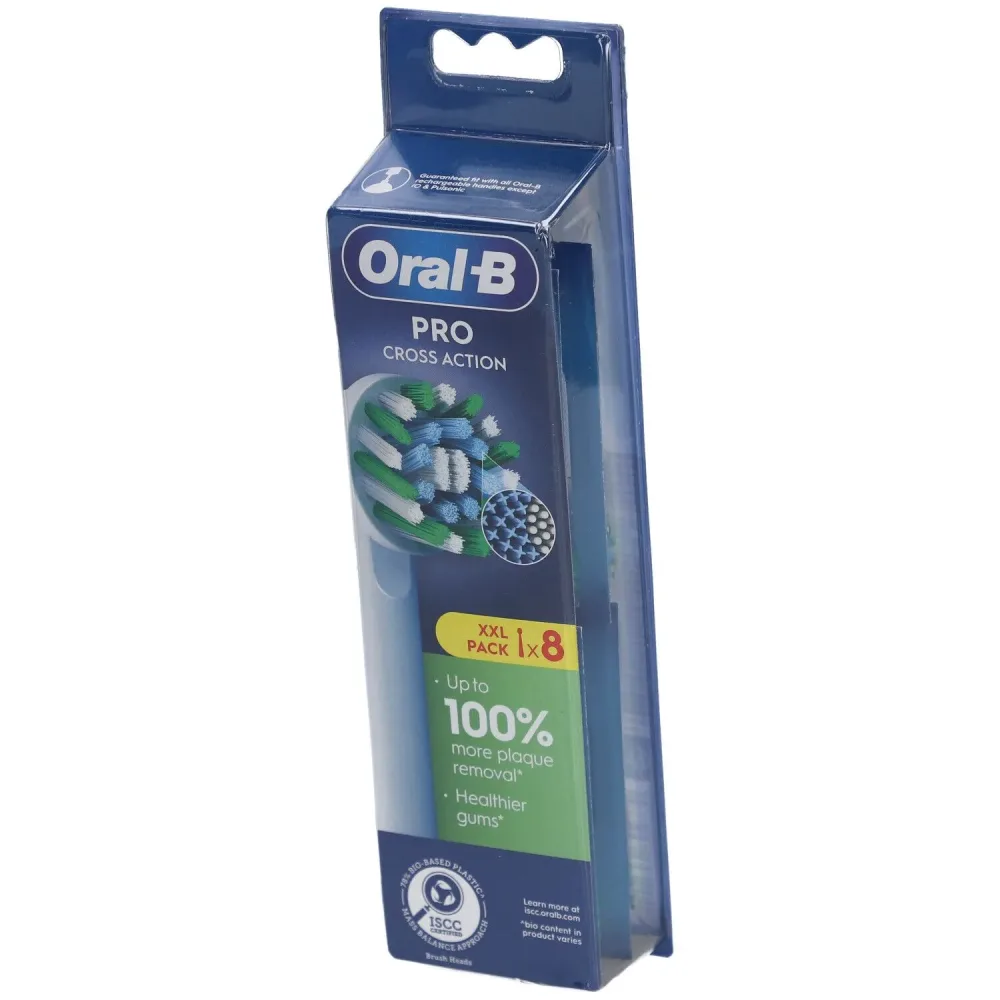 OralB Nachfüllpackung Eb50 Xf Cross Action 8Ct