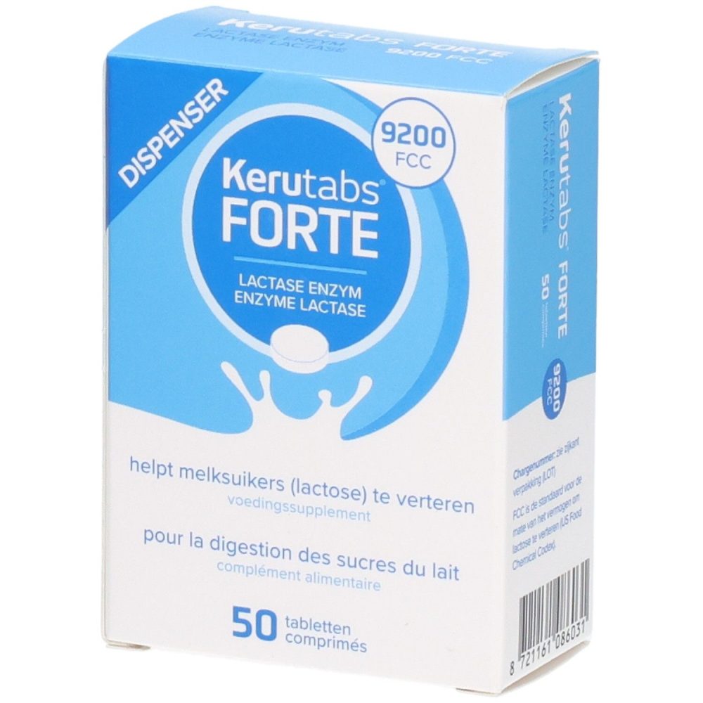 Kerutabs Forte Fcc9200 Laktase-Tabletten
