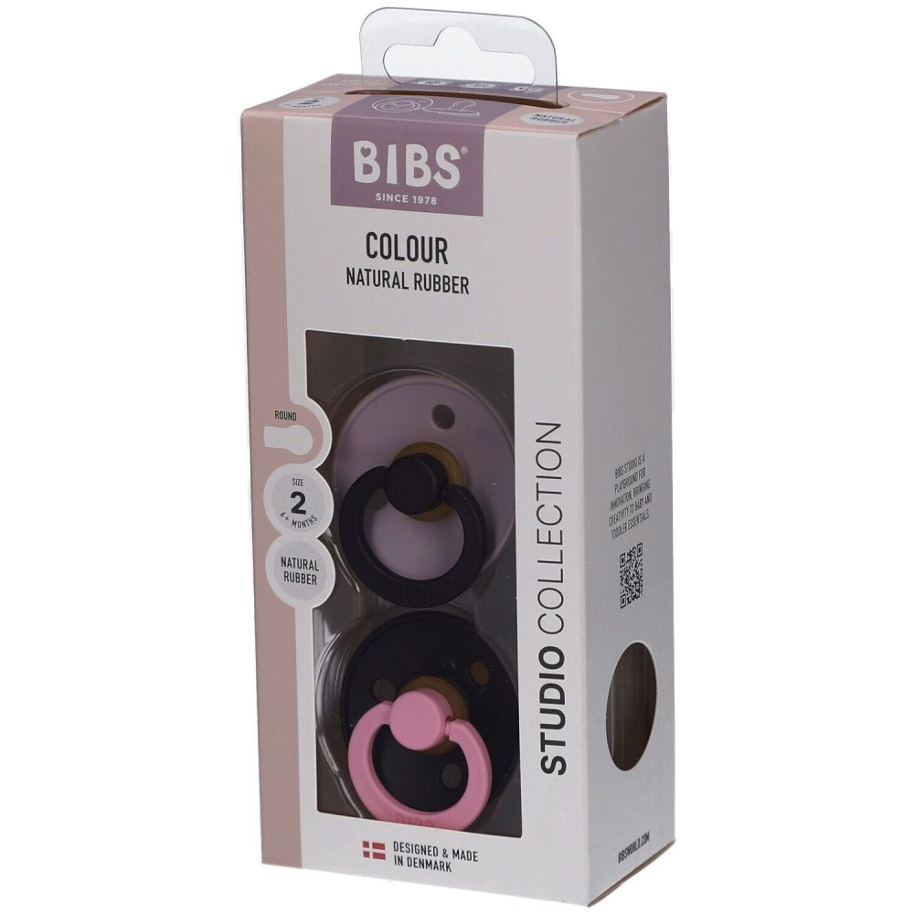 Bibs Studio Duo Fusion Schnuller Lilac/Plum Größe 2 | 6-18 Monate