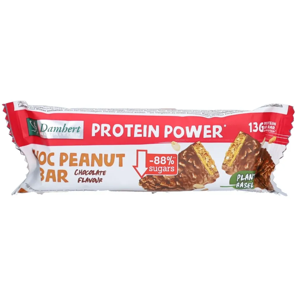 Damhert Protein Power Choc Erdnuss Riegel
