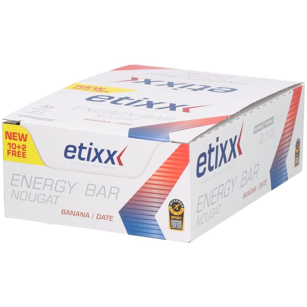 Etixx Energieriegel Nougat-Banane-Dattel
