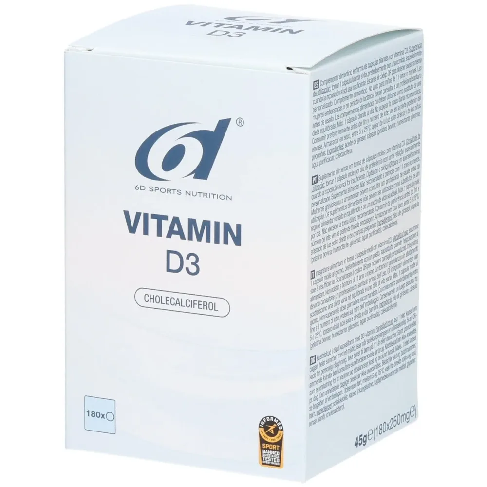 6d Sports Vitamin-D3-Softgels