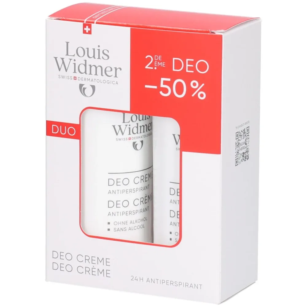 Louis Widmer Deo-Creme, schweißhemmend, leicht parfümiert