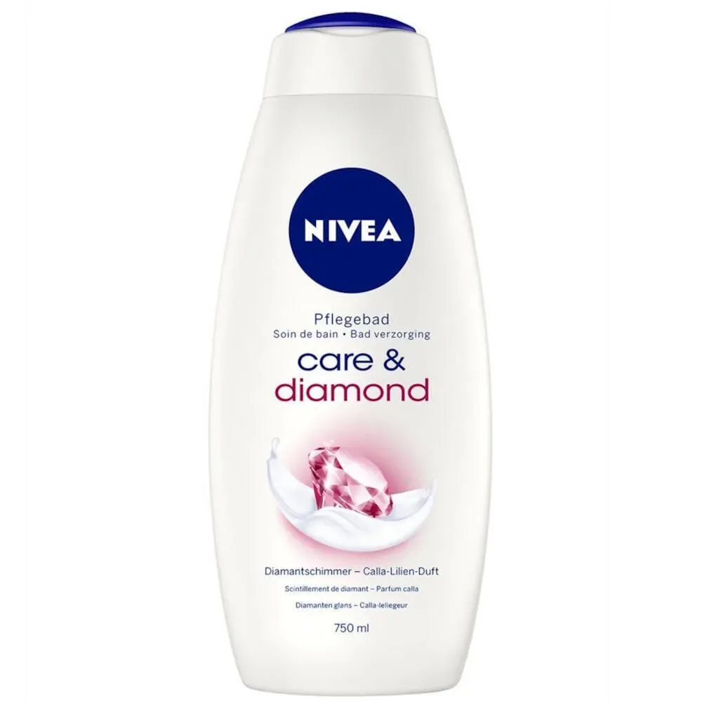 Nivea - Bath Care Pflegebad Care & Diamond, 750 ml