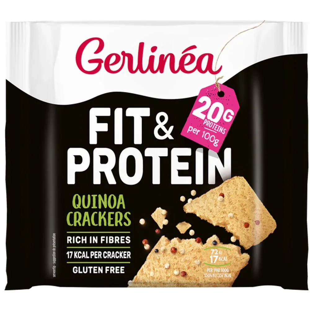 Gerlinéa Glutenfreie Fit & Protein Cracker mit Quinoa