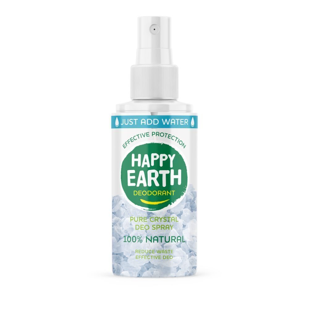 Happy Earth 100% natürliches Deodorant Spray Pure Crystal