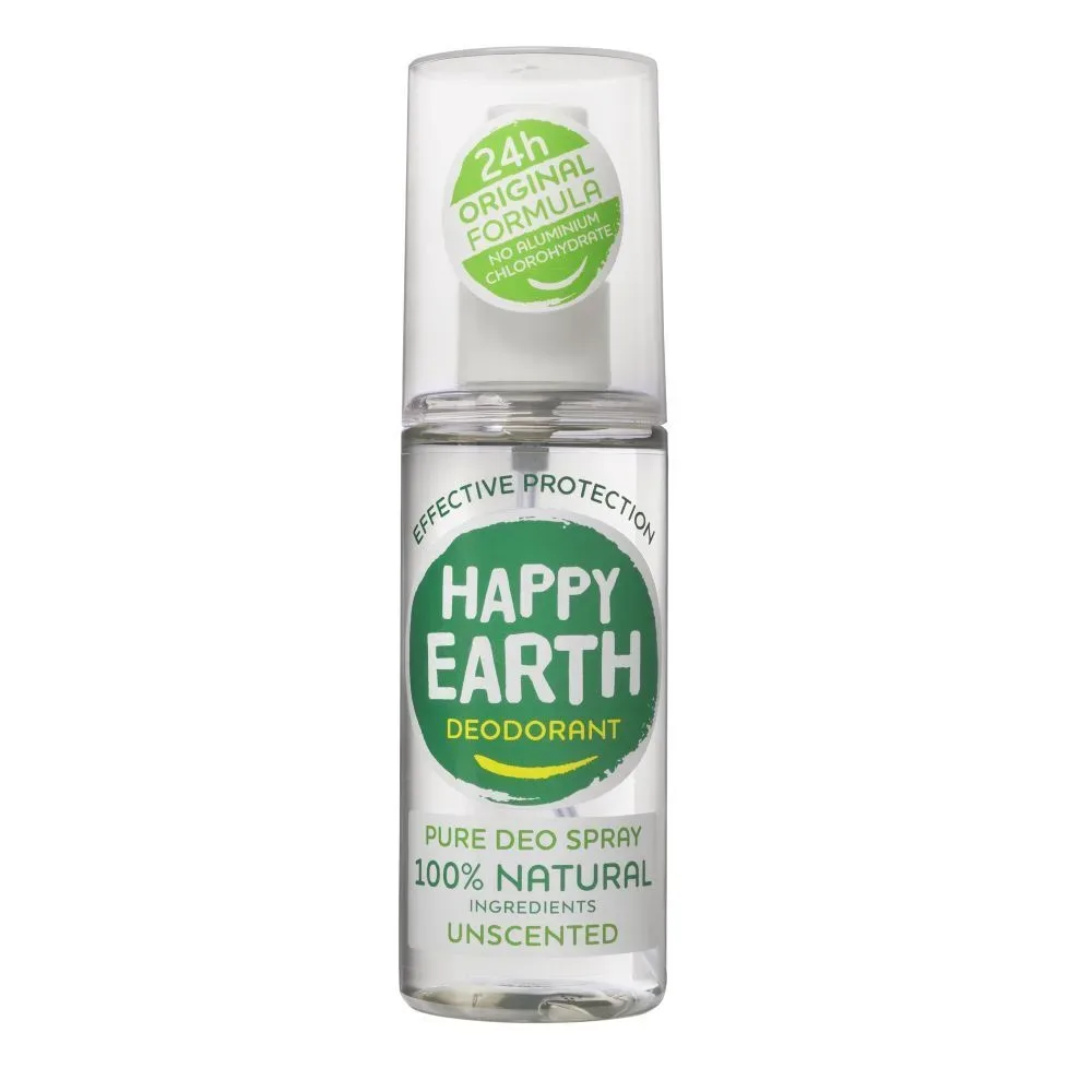 Happy Earth 100% natürliches geruchloses Deodorant Spray