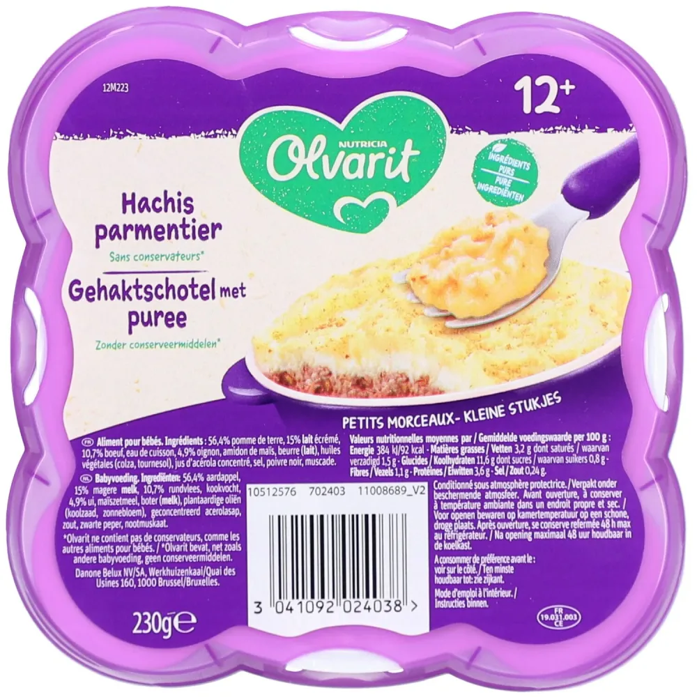 Olvarit Teller 12m+ Hachis Parmentier