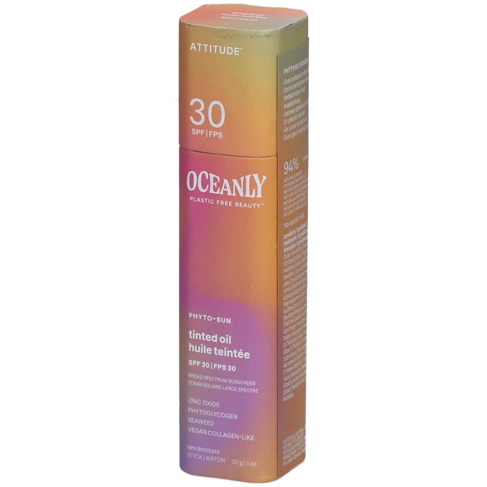 Attitude Oceanly Phyto Sun | Getöntes Öl SPF 30