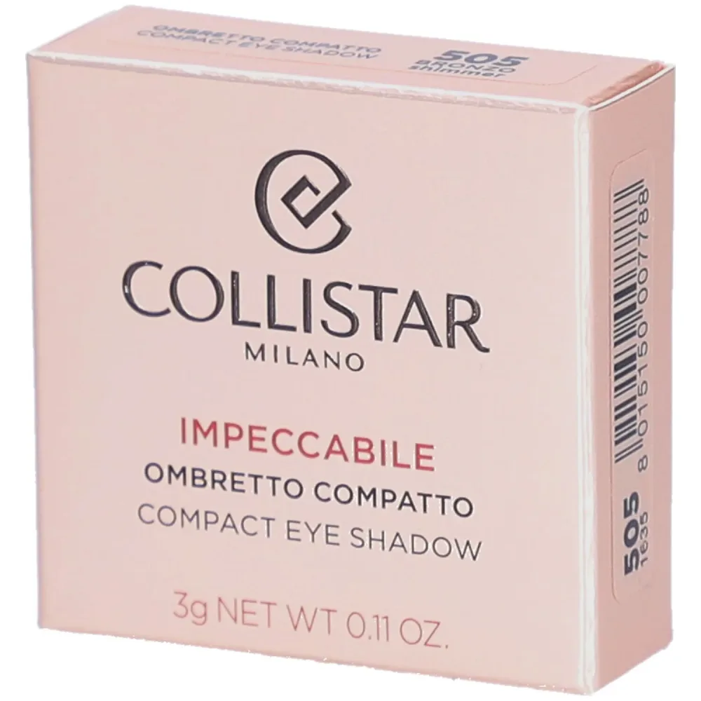 Collistar - Impeccabile Compact Eyeshadow, 3 g,  - Bronzo shimmer