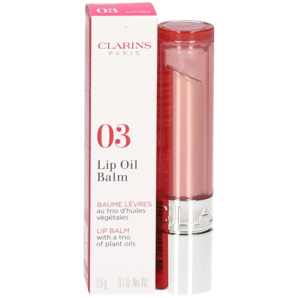 Clarins - Lip Oil Balm - Lippenbalsam mit Öl, 2.9G,  Lychee