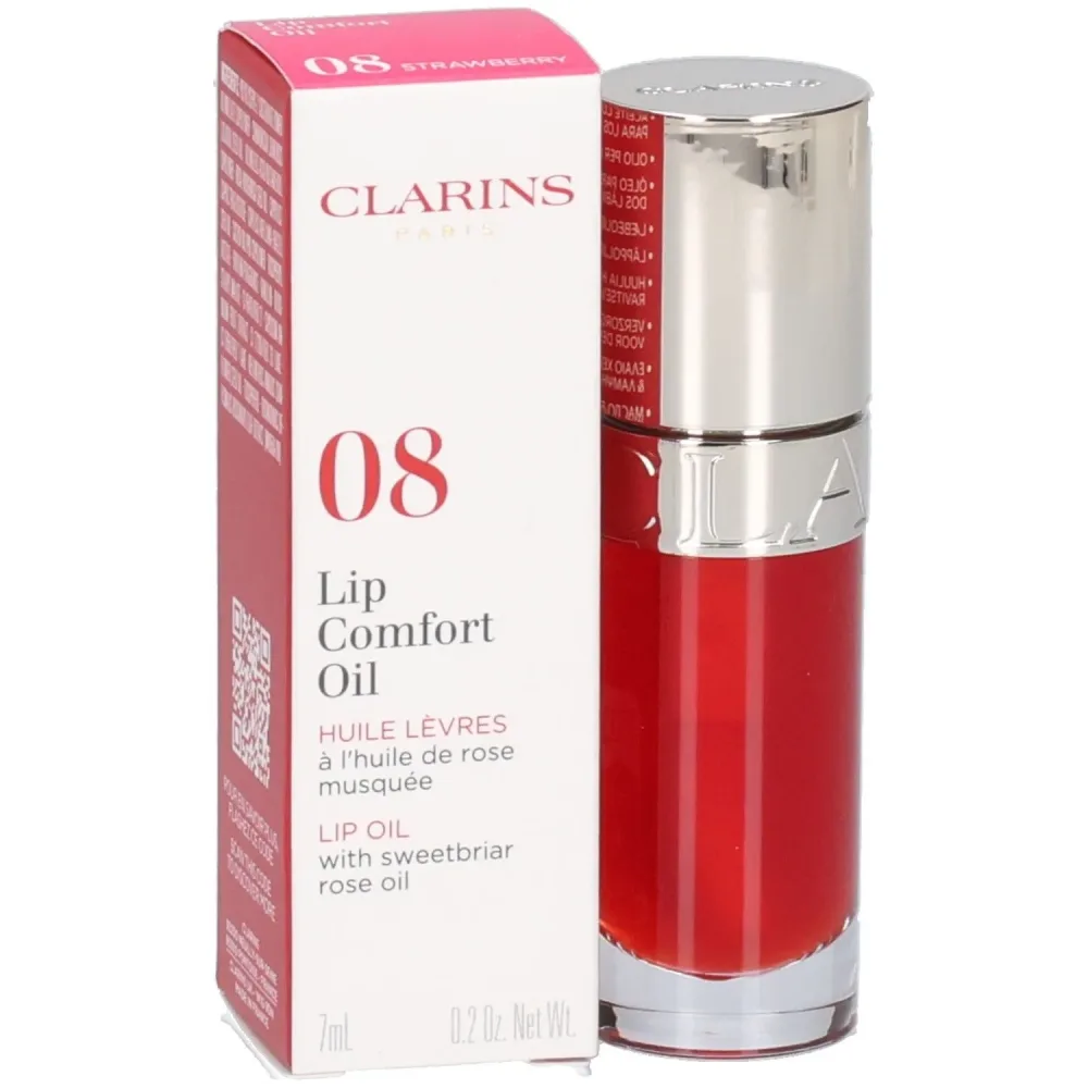 Clarins - Lip Comfort Oil - Lippen Öl, 7 ml, Strawberry