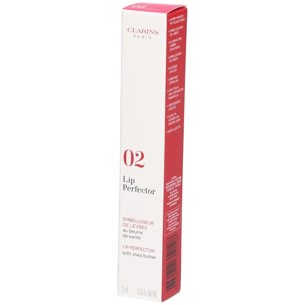Clarins - Lip Perfector Glow - Lippen-Makeup mit Glanz-Finish, 12 ml,  apricot shimmer