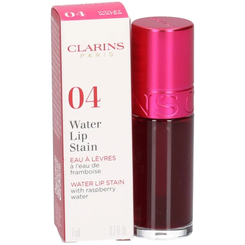 Clarins - Water Lip Stain - Feinflüssige Lippenessenz mit intensiver Farbe, 7 ml,  violet water
