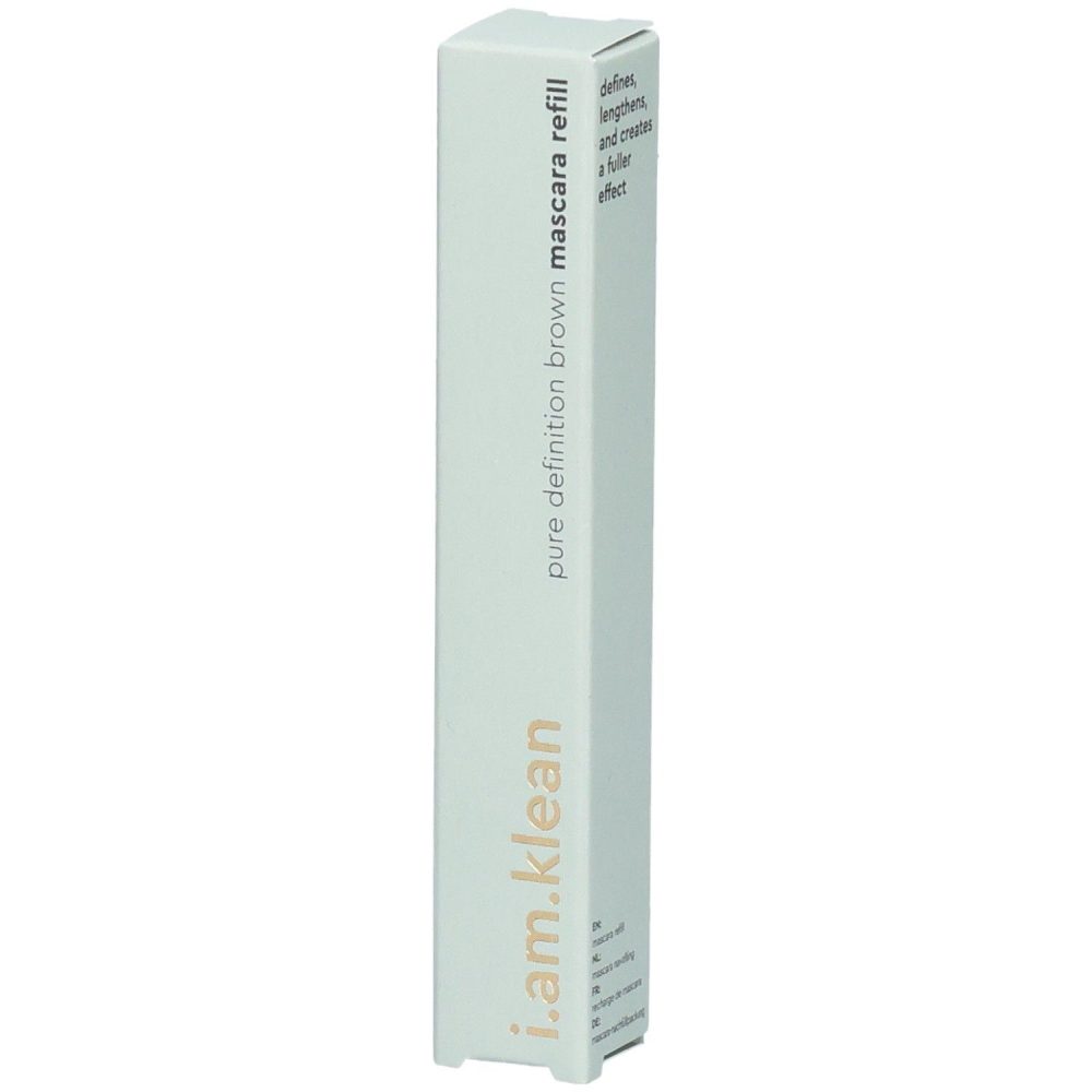 i.am.klean Nachfüllbare Mascara Pure Definition Braun Nachfüllpackung