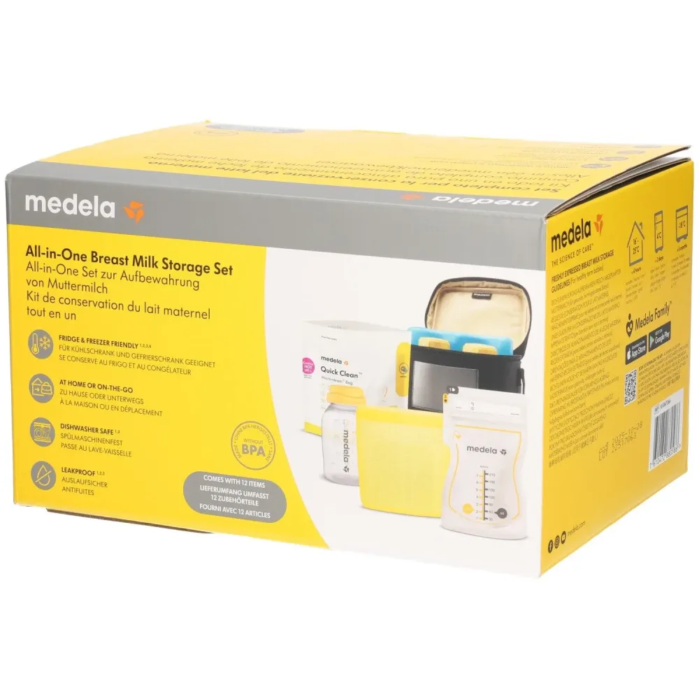 All-in-one Muttermilch Aufbewahrungsset