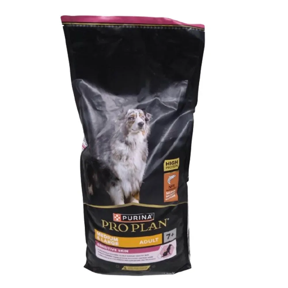 PRO PLAN Adult Medium & Large 7+ Sensitive Skin Lachs 14 kg