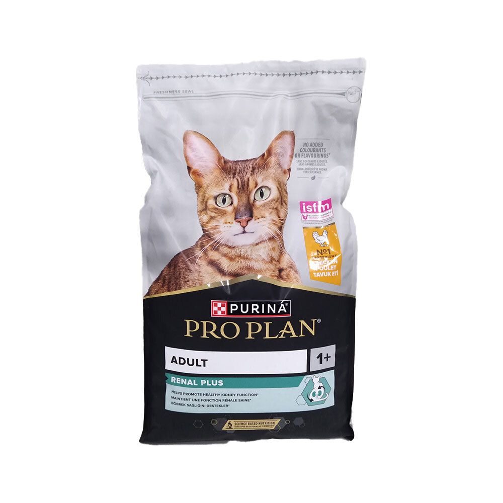 PRO PLAN PURINA Trockenfutter Katze, Adult 1+, Sterilised RENAL PLUS, Huhn 10 kg