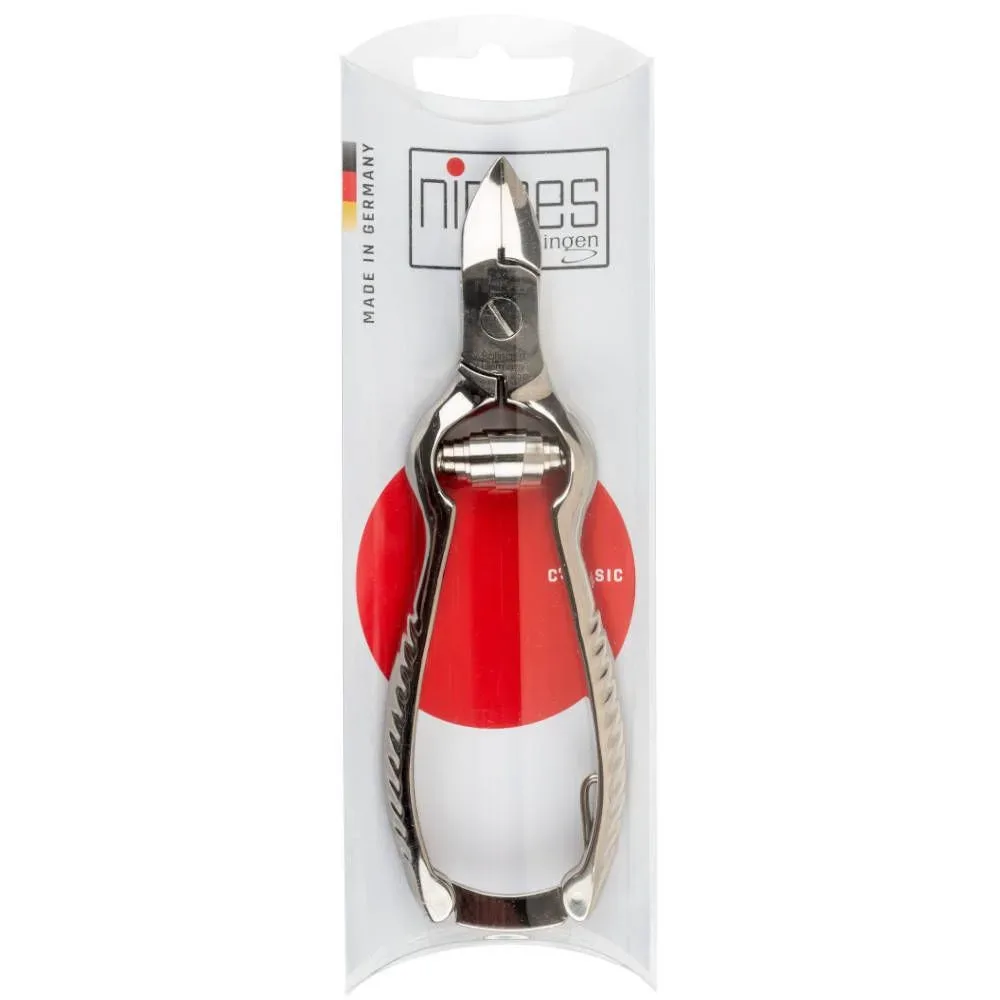Nippes Fussnagelzange, vernickelt, 13 cm
