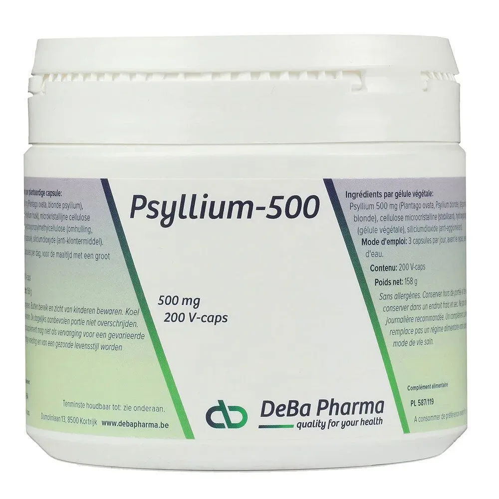DeBa Pharma Psyllium 500 mg