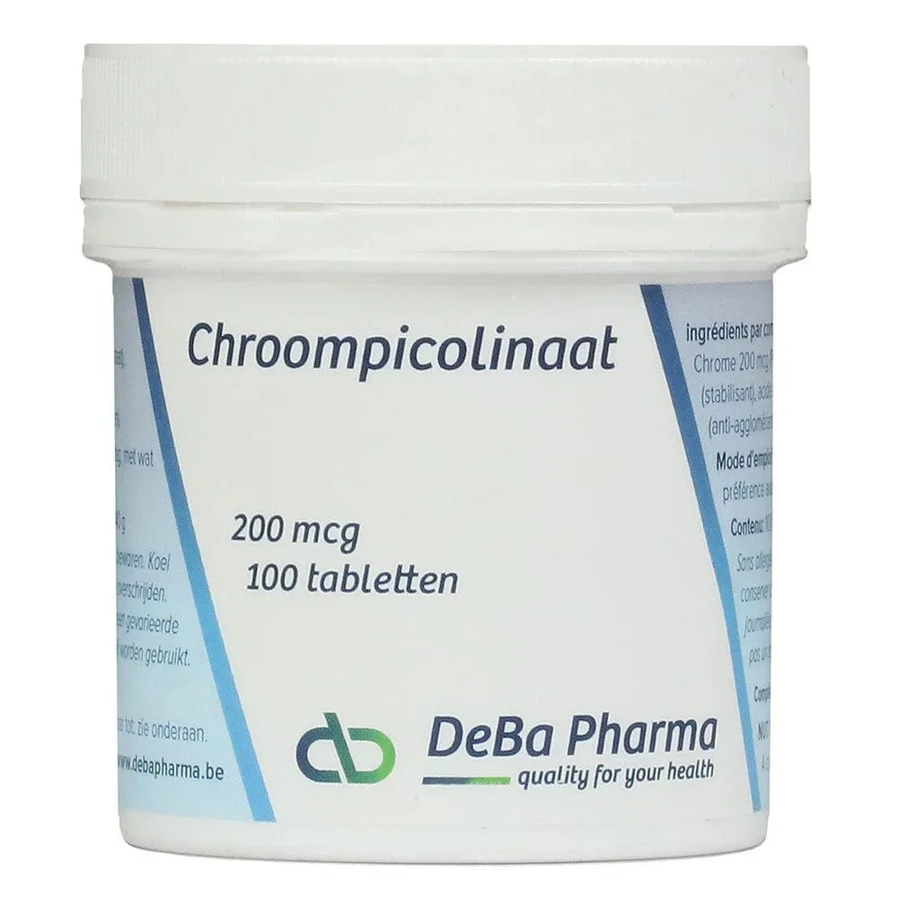 DeBa Pharma Chromiumpicolinaat 200 mg