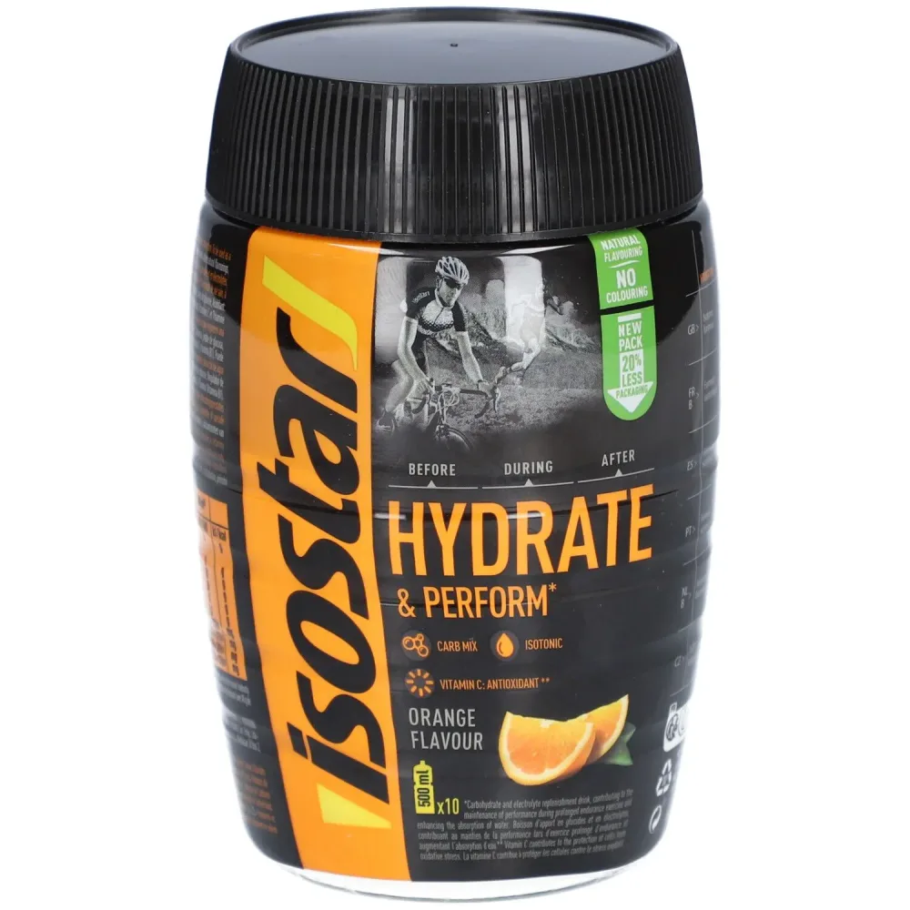 isostar - Hydrate & Perform Orange, 400g