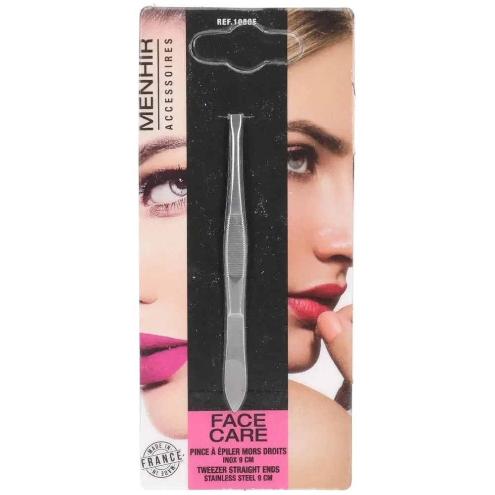 Vitry Pinzette mit gerader Spitze aus Edelstahl 9 cm