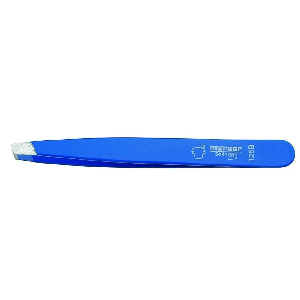 Mörser Pinzette Topinox Blau Schräg Edelstahl N125B
