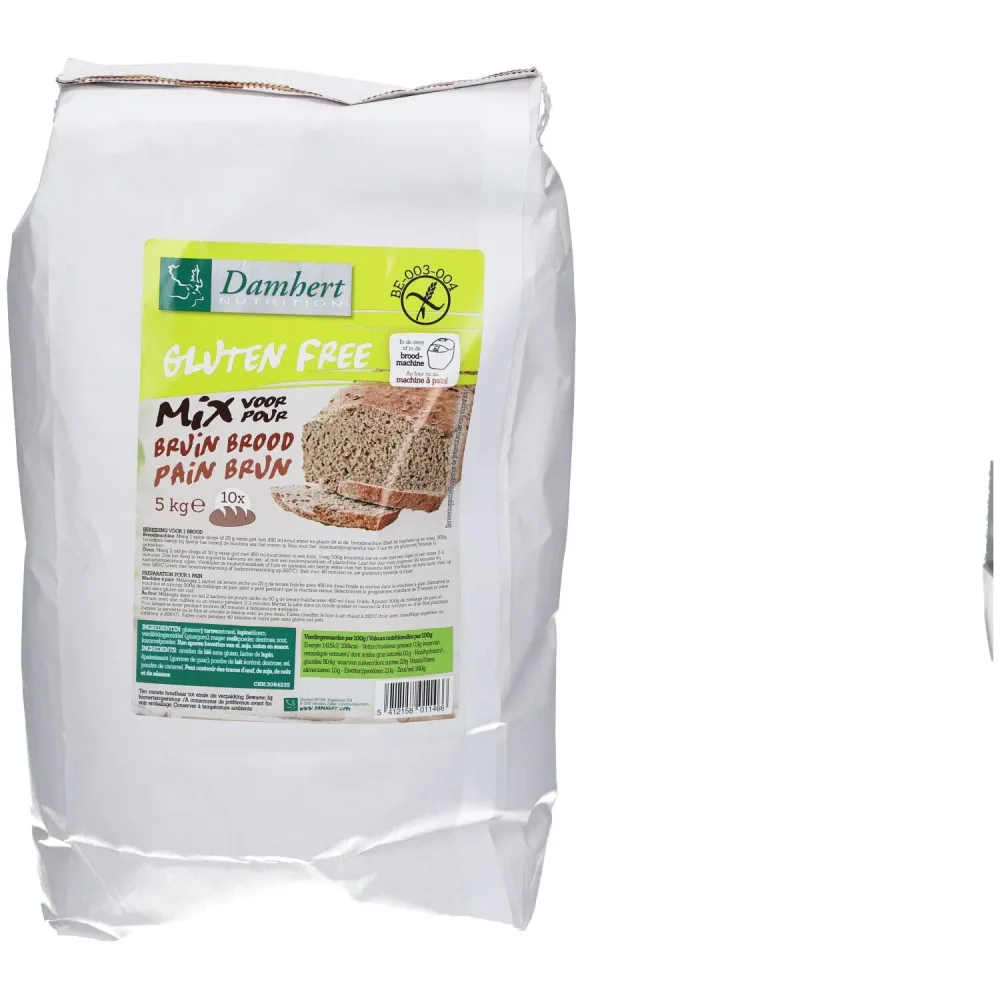 Damhert braune Brotmischung glutenfrei