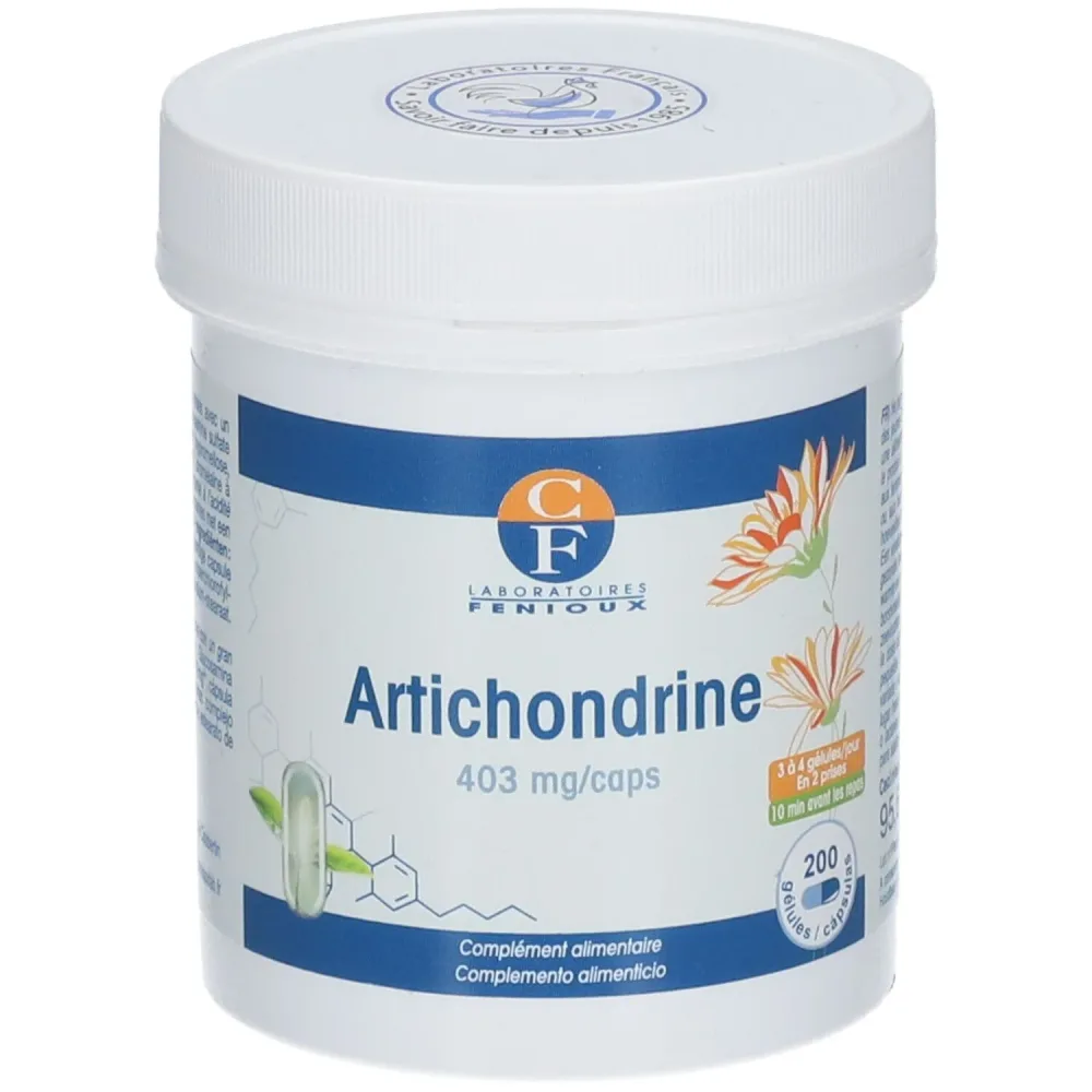 Fenioux Artichondrine Gel 200 ? 200 Kapseln mit Glucosamin, Chondroitin & Bromelain
