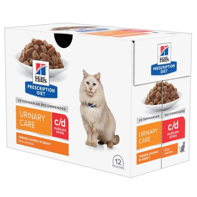 Hill's Prescription Diet c/d Urinary Stress Huhn 12x85 g