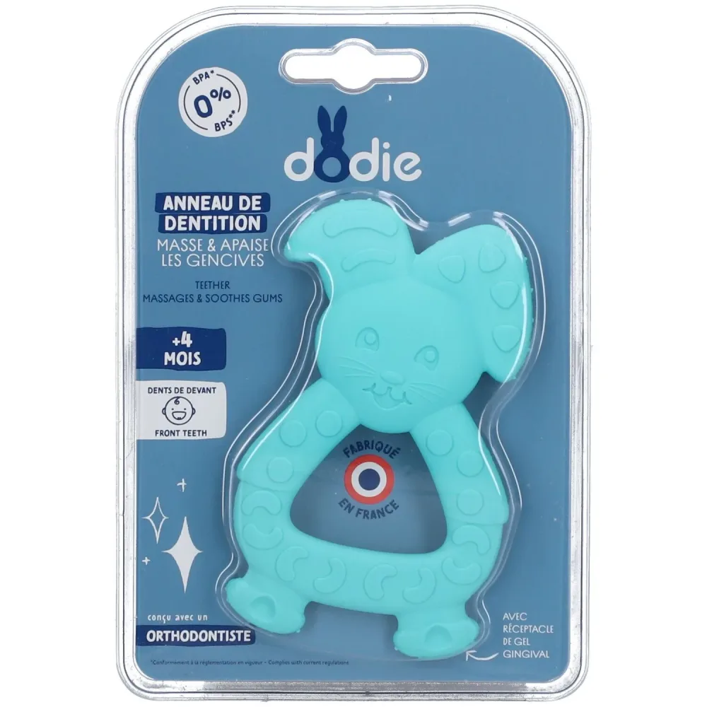 dodie® Beißring Lagoon, +4 Monate