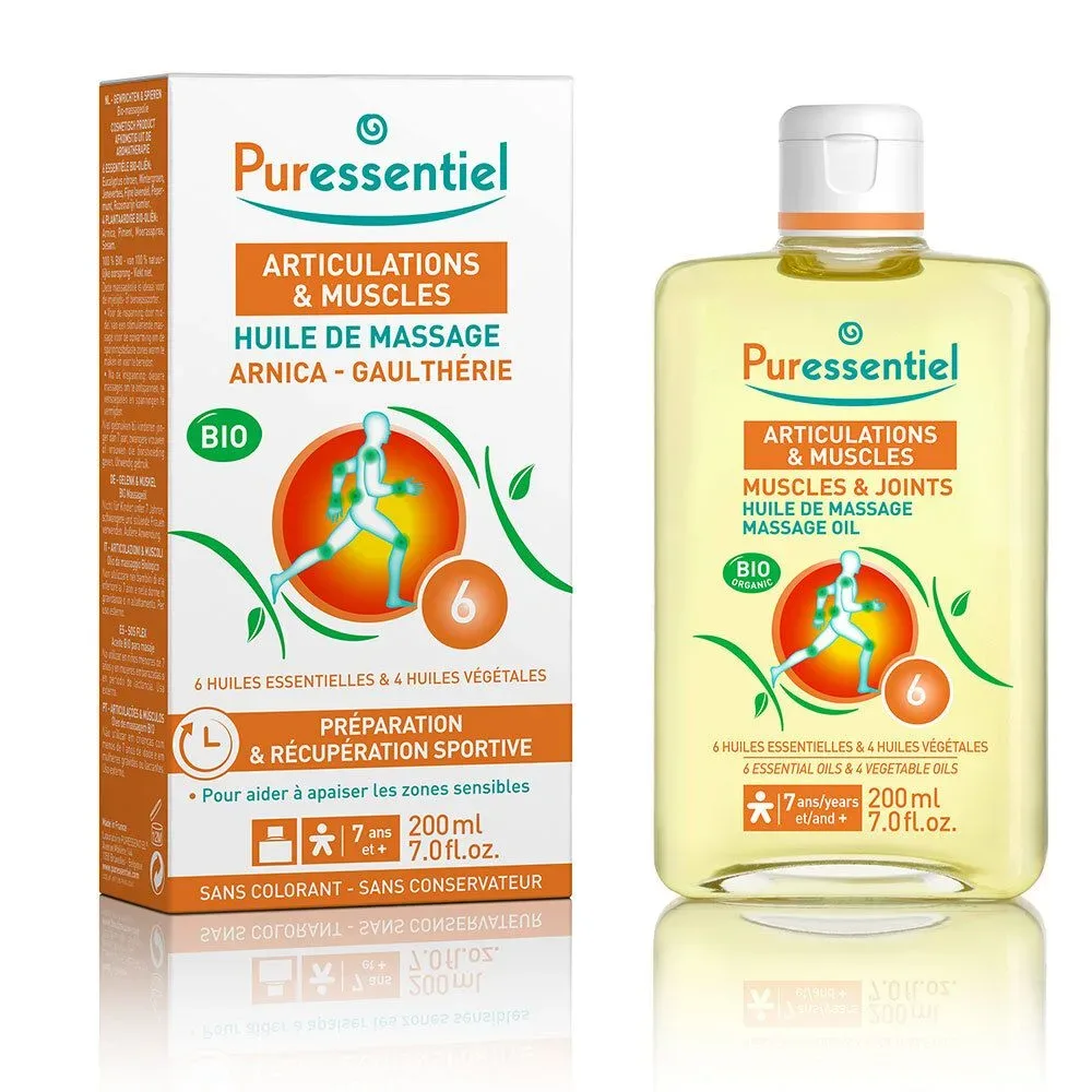 Puressentiel Massageöl Muskelanstrengung Bio (200ml)