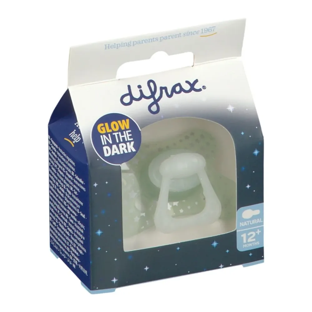 difrax® Schnuller Glow in the Dark +12 Monate