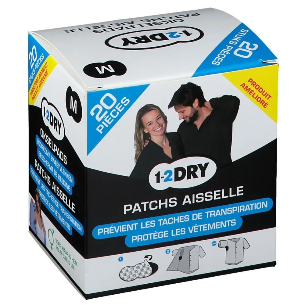 1-2Dry Patches Aiselle Dark Medium P2-Bx-Md