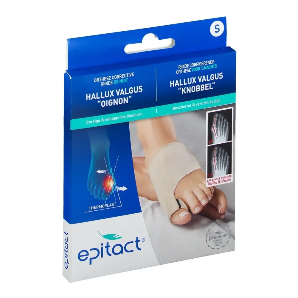 epitact® Korrekturschiene aus Epithelium? Hallux valgus Flex Gr. S