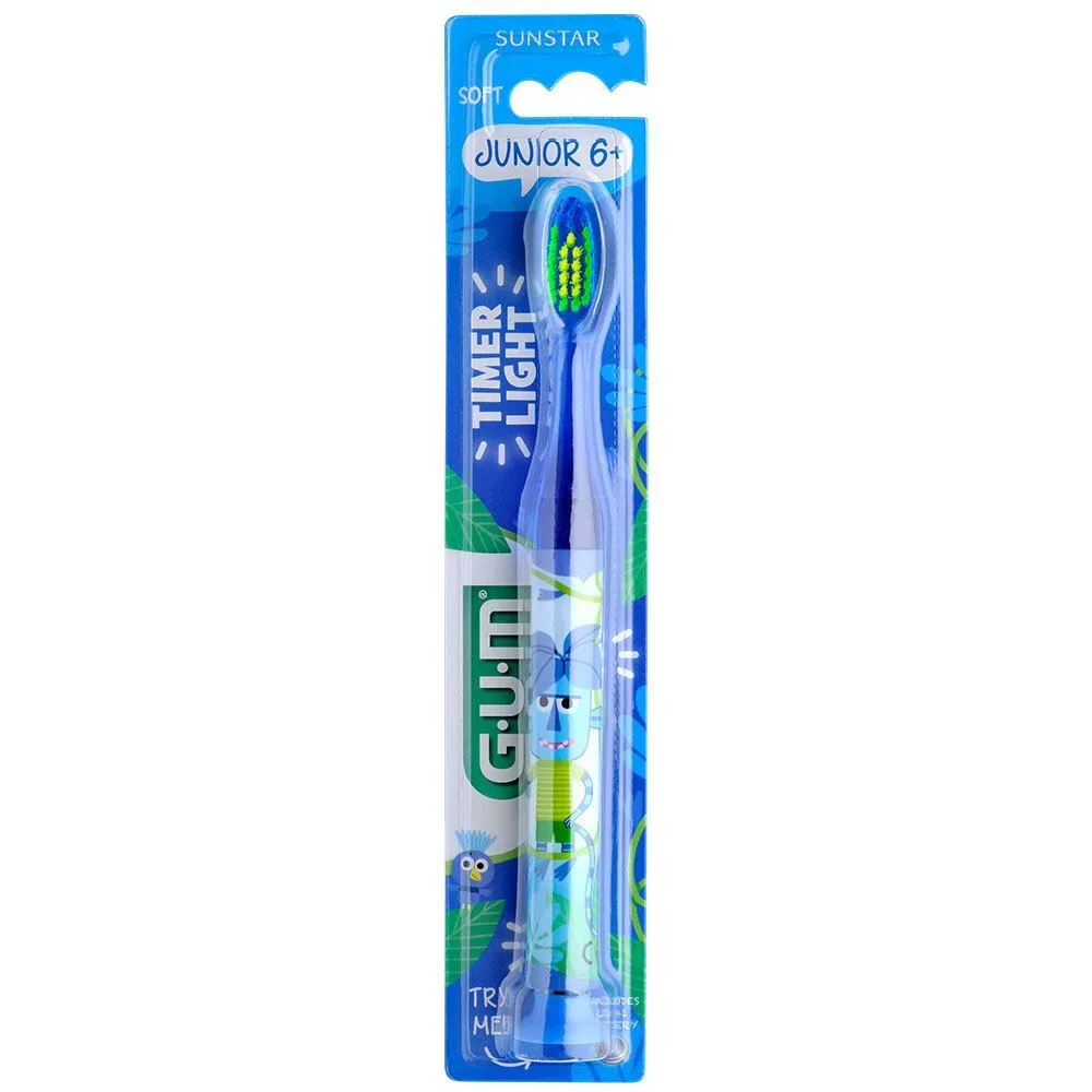 Gum® Junior Zahnbürste Monster light-up soft (Farbe nicht wählbar)