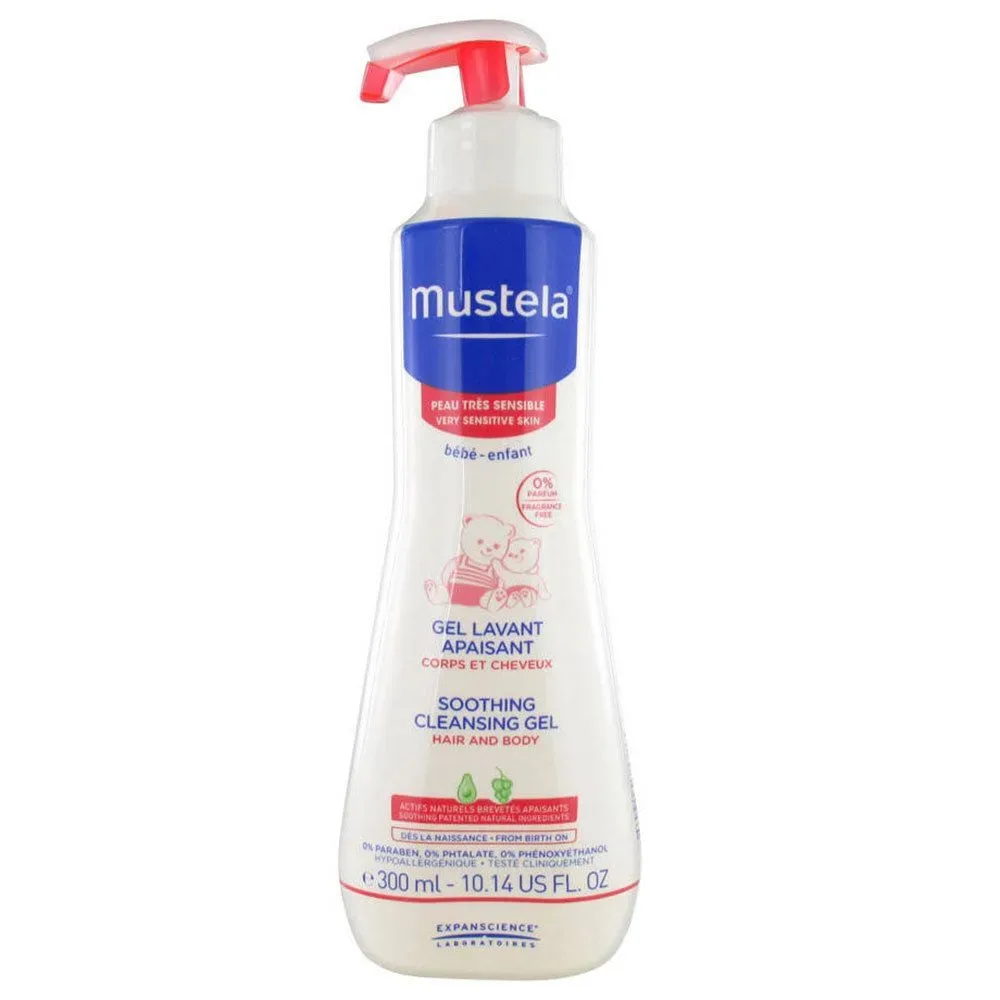Mustela Beruhigendes Waschgel Körper & Haare (300ml)